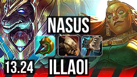 NASUS Vs ILLAOI TOP 9 1 6 500 Games Legendary Rank 11 Nasus