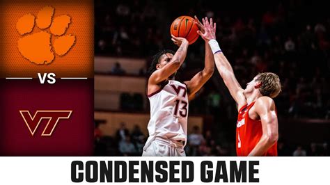 Clemson Vs Virginia Tech Condensed Game 2022 23 Acc Mens Basketball