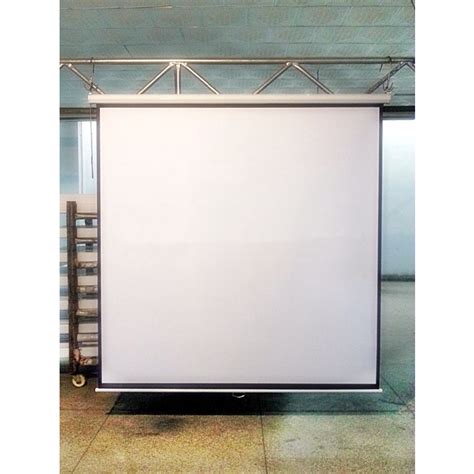 Jual Screen Projector Manual Wall 60 Layar Proyektor Manual Gantung