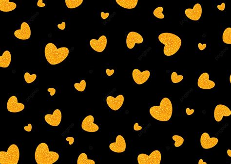 Heart Pattern Black Gold Background Heart Shaped Heart Golden Background Image For Free Download