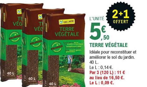 Promo Terre V G Tale Offert Chez E Leclerc Jardi Icatalogue Fr