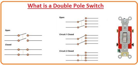 How To Wire A Double Pole Switch Pole Socket Schematic Pull