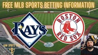 Tampa Bay Rays Vs Boston Red Sox Free Mlb Sports Betting Info