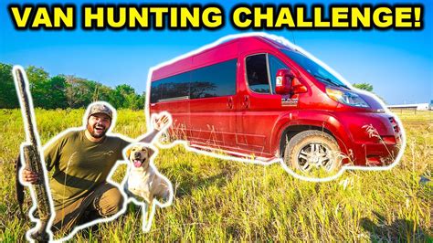 Epic HUNTING Challenge With OFF GRID Van Catch Clean Cook YouTube