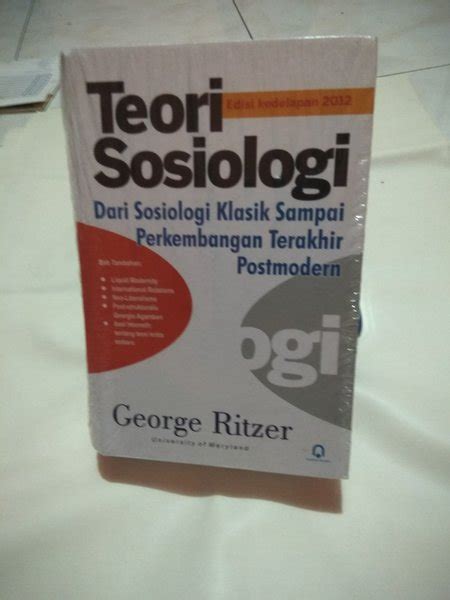 Jual Teori Sosiologi George Ritzer Di Lapak Warung Buku Bukalapak