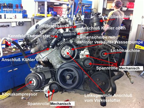 Eba Wasserpumpe Und Thermostat Tauschen Beim M Motor Antrieb E