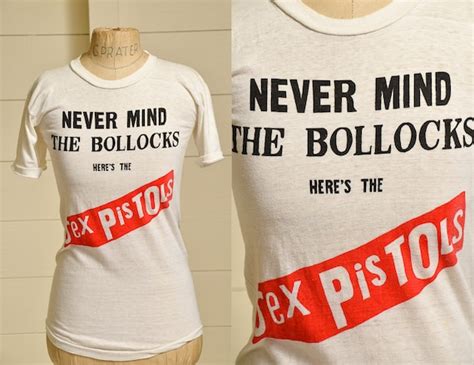 S Sex Pistols Never Mind The Bollocks White Cotto Gem