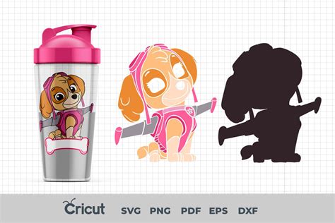 Paw Patrol Svg Skye Svg Eps Pdf Png Skye Bundle Skye Cricut Skye Characters Silhouette