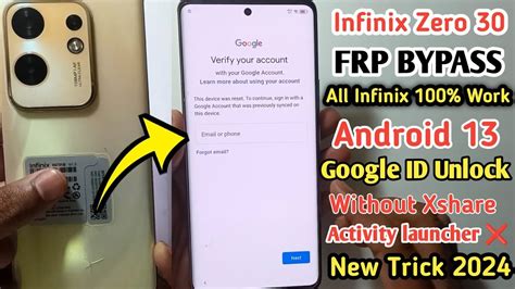 All Infinix FRP Bypass 2024 Android 13 Infinix Zero 30 5g Frp Bypass