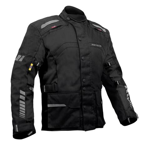 Chamarras Rm Tech Chamarra Para Motociclista Rmtech Yukon Negra Gris