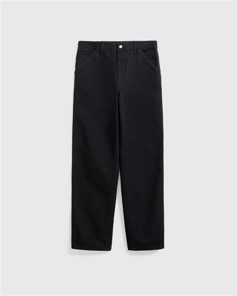 Carhartt Wip Single Knee Pant Black Rinsed Highsnobiety Shop