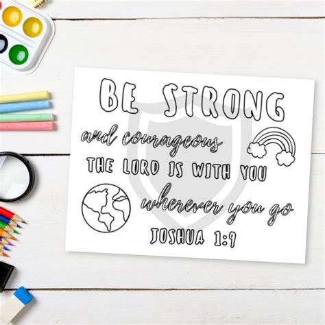 Joshua 19 Free Coloring Page
