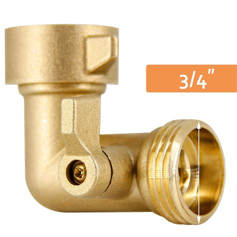 Lifynste Garden Hose Elbow Connector Degree Brass Garden Hose Elbow