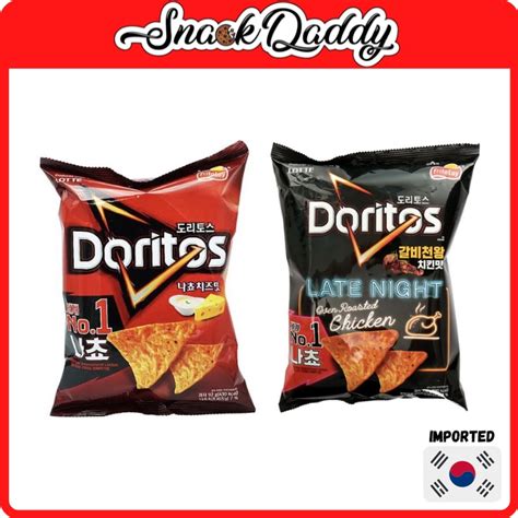 Korea Lotte Doritos Nacho Cheese Oven Roasted Chicken 84g 多力多 Shopee Malaysia