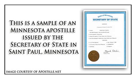 Sample Of An Apostille From Minnesota Processed By  Flickr