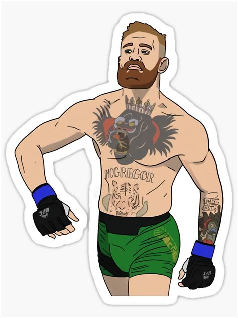 Illustration Conor Mcgregor Art Sticker For Sale By Havenjaxxy