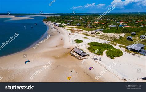 Aerial View Maranhenses National Park Barreirinhas Stock Photo