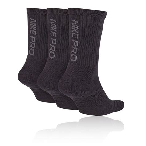 Nike Pro Everyday Max Cushioned Training Crew Socks 3 Pack HO20