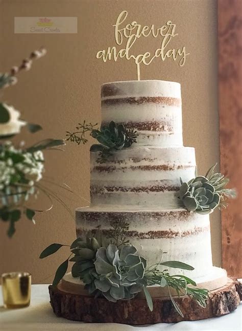 36 Naked Cakes For Spring Weddings ChicWedd