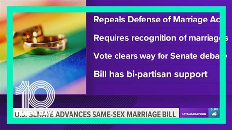 Same Sex Marriage Legislation Clears Key Senate Hurdle YouTube