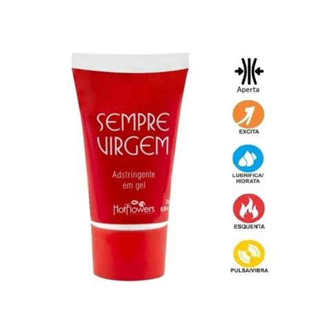 Gel Adstringente Sempre Virgem Hot Flowers Reduz Estreita Canal Vaginal