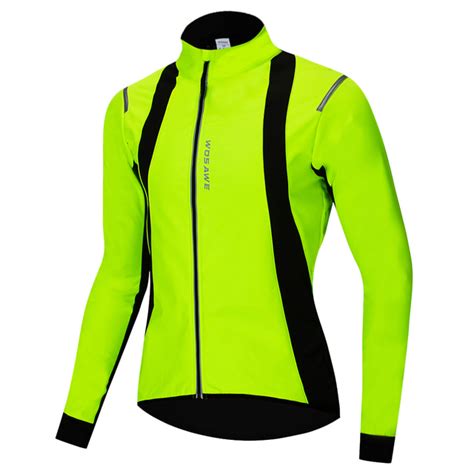 WOSAWE Homme Veste Coupevent Veste Velo Cyclisme L hiver Vélo Veste