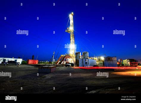 The Oil Rig Stock Photo Alamy