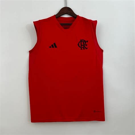 23 24 Vest Flamengo Red Training Suit Soccer Jersey Yupoo