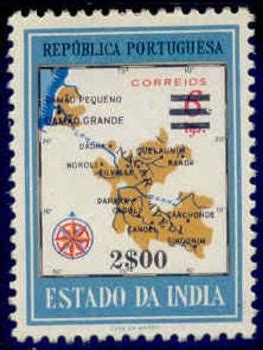 Maps on Stamps : Portuguese India | A Database of Cartophilately