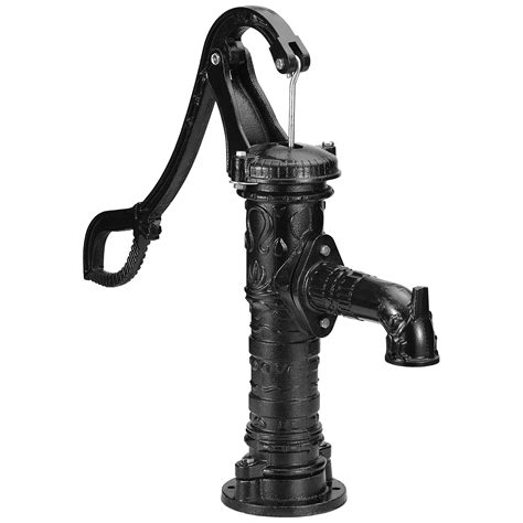 Vevor Black Green Hand Water Pump Stand Heavy Duty Cast Iron Garden