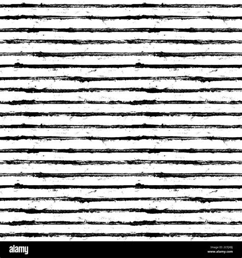 Black And White Stripe Grunge Seamless Pattern Black Stripes On White