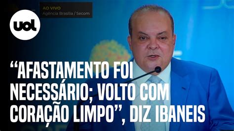 Ibaneis Rocha Diz Que Afastamento Foi Necess Rio E Que Volta Ao