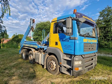 MAN TGA 26440 Skip Loader Truck For Sale Poland Zgorzelec EL34745