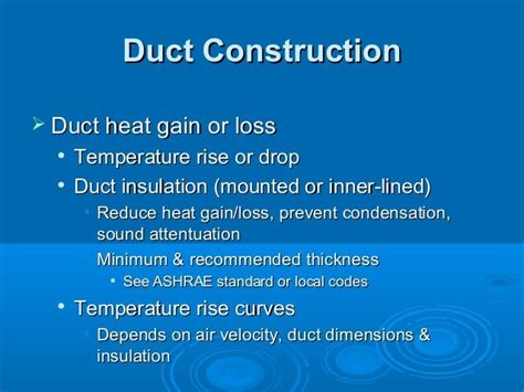 Hvac Duct Recommended Hvac Duct Velocity