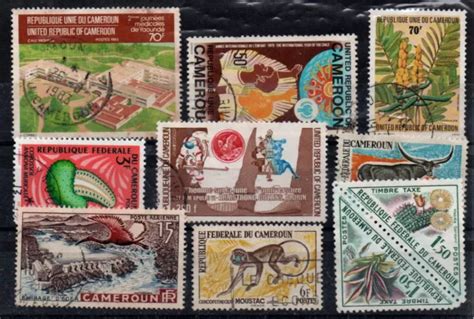 Lot De Timbres Du Cameroun Eur Picclick Fr