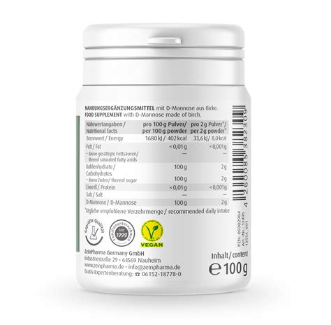 Order Natural D-Mannose Powder directly from the producer | ZeinPharma