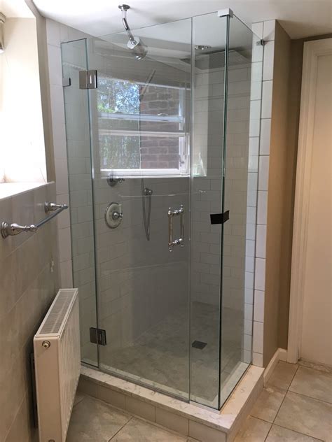 Frameless Glass Shower Doors Traditional Bathroom Newark By U S