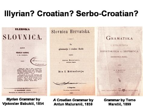 (Serbo-)Croatian: A Tale of Two Languages—Or Three? Or Four ...