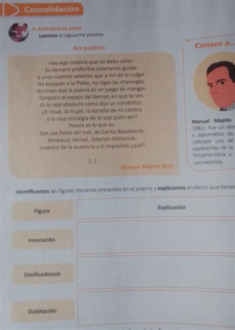 Identificamos Las Figuras Literarias Presentes En El Poema Y Explicamos