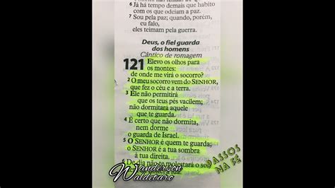 Salmos 121 Mensagem Bíblica evangelho amor Deus Estudo Biblico