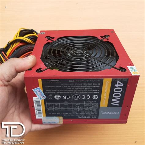 Nguồn máy tính Antec 400W 300W công suất thực có nguồn phụ 6pin cũ dùng