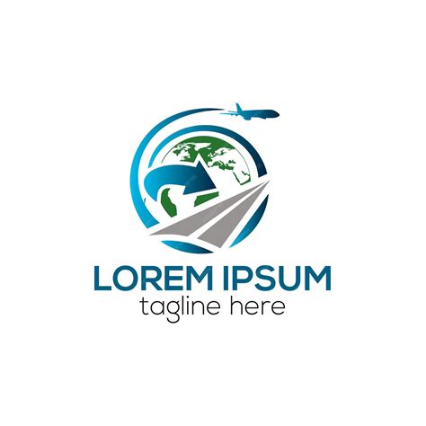 Premium Vector Modern Travel Agency Logo Logistics Delivery Logo