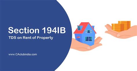 Section Ib Tds On Rent Of Property