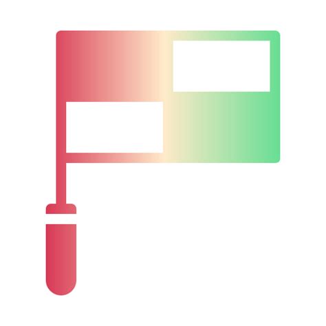 Offside flag Generic Flat Gradient icon