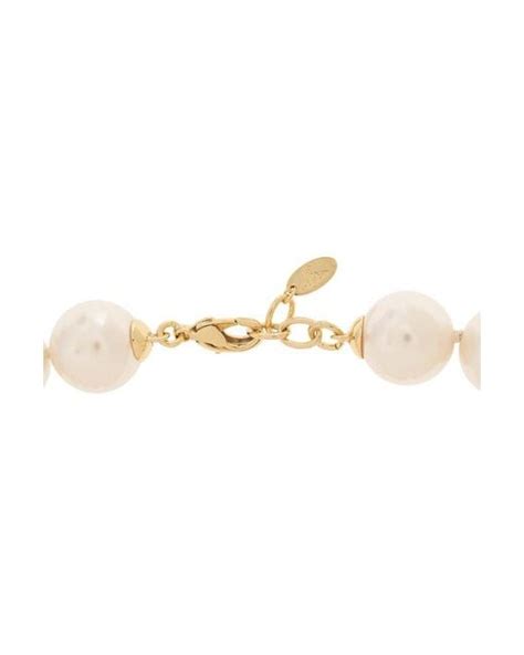 Vivienne Westwood Pearl Necklace Neysa In White Lyst