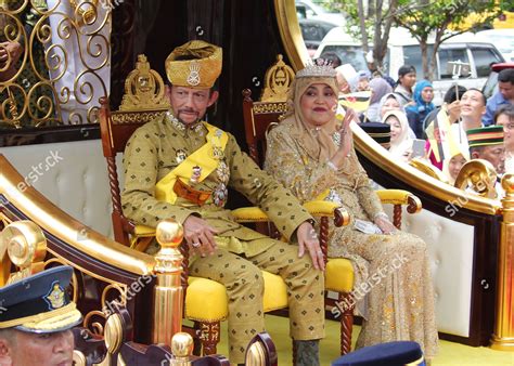 Sultan Brunei Queen Saleha Parade Through Editorial Stock Photo Stock