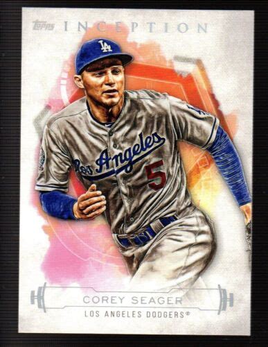 Topps Inception Corey Seager Los Angeles Dodgers Ebay