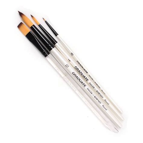 Daler Rowney Graduate Watercolour Brushes 4 Pack Hobbycraft