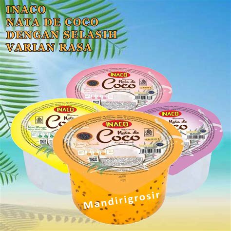 Jual Minuman Coconut Selasih Inaco Nata De Coco Cup Minuman Flavor