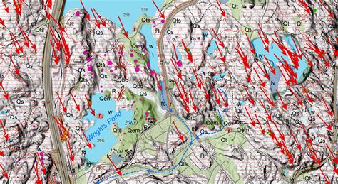 The Surficial Geologic Map Of The Middlesex Fellsthe Geology Of The